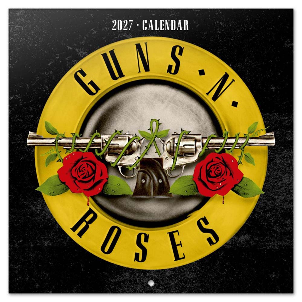 GUNS N ROSES - (デビュー 40周年 ) - 2027 Calendar / 壁掛け